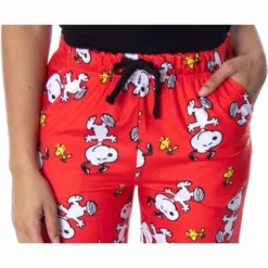 Peanuts Women's Snoopy And Woodstock Allover Print Smooth Fleece Pajama Pants -Pure Wear Store GUEST 7609500e a7d1 4bc1 8adf 6e79c0a669ea