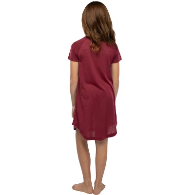 Harry Potter Girls' Foil Print Hogwarts Houses S/S Raglan Nightgown 3 Harry Potter Girls' Foil Print Hogwarts Houses S/S Raglan Nightgown - Image 3