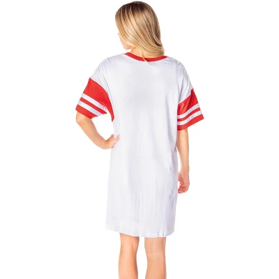 Disney Womens' The Little Mermaid Ariel Nightgown Pajama Shirt Dress White 1 Disney Womens' The Little Mermaid Ariel Nightgown Pajama Shirt Dress White