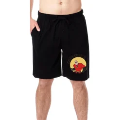 Disney Mens' The Incredibles Dad Father's Day Distressed Pajama Shorts Black -Pure Wear Store GUEST 7995c447 1c9e 4b94 84d3 bea85c4bfb44