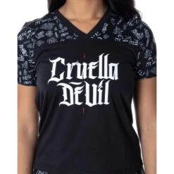 Disney Villains Women's Cruella De Vil 2 Piece Jogger Pajama Set Bad Girls Club