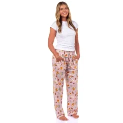 Gilmore Girls Pajama Pants Women's Luke's Coffee Themed Lounge Bottoms Multicolored