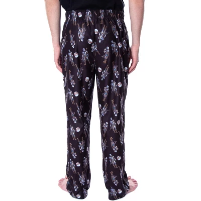 Star Wars Men's The Mandalorian Mando And Baby Yoda Sleepwear Pajama Pants Mando And Baby Yoda 3 Star Wars Men's The Mandalorian Mando And Baby Yoda Sleepwear Pajama Pants Mando And Baby Yoda - Image 3