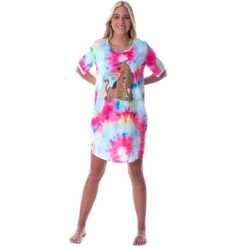 Scooby-Doo Women's Cartoon Graphic Tie Dye Nightgown Sleep Shirt Pajama Multicolored -Pure Wear Store GUEST 7ee8d668 ce9b 4f55 8d87 8e008d4cb5e7