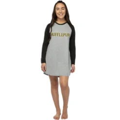 Juniors Harry Potter Hogwarts Houses Pajama Nightgown Raglan Sleep Shirt -Pure Wear Store GUEST 7eecceba 70a9 4ed4 b67c adb1db478fa9