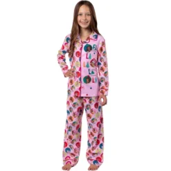 Barbie Girls' Christmas Characters FALALALA Santa Snowflake Sleep Pajama Set Pink -Pure Wear Store GUEST 7f1ba3fe 6578 44ff 84a6 ac7ac1e79126