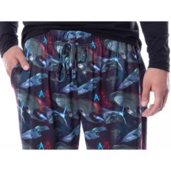 Star Trek The Next Generation TNG Mens' Starship Enterprise Romulan Pajama Pants Multicolored -Pure Wear Store GUEST 7f5387dd ae30 408c 8140 f21740653846