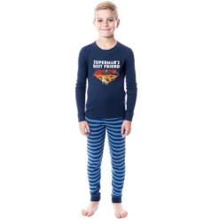 DC League Of Super-Pets Unisex Boys Girls Superman Krypto Sleep Pajama Set Blue -Pure Wear Store GUEST 7f80f38a 68da 4832 b6ba a1db747bdb0c