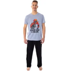 Marvel Men's Deadpool Pajamas Common Sense Is Tingling 2 Piece Pajama Set Deadpool 7 Marvel Men's Deadpool Pajamas Common Sense Is Tingling 2 Piece Pajama Set Deadpool -Pure Wear Store GUEST 824227c8 221d 4e8d b7f0 245d4c591e40