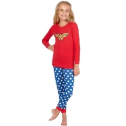 Intimo Girls' Wonder Woman Glitter Logo Pajama Set -Pure Wear Store GUEST 82da071e f38c 42ae a740 8a6eb3060de3