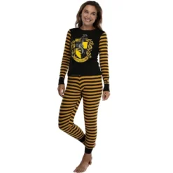 Harry Potter Hogwart's House Crest Tight Fit Adult Cotton Women's Pajama Set -Pure Wear Store GUEST 835bc79e b4a2 417d a00c 6dfb2ac4d150