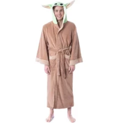 Star Wars The Mandalorian Grogu Baby Yoda Costume Adult Robe Hooded Bathrobe Brown 9 Star Wars The Mandalorian Grogu Baby Yoda Costume Adult Robe Hooded Bathrobe Brown -Pure Wear Store GUEST 845b3216 f5ac 444a a4d2 4e434eafdecd