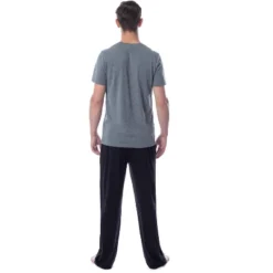 Nightmare On Elm Street Mens' Freddy Krueger Fire Film Sleep Pajama Set Multicolored