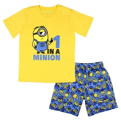 Despicable Me Boys' Movie Minions 1 In A Minion Sleep Pajama Set Shorts Multicolored 5 Despicable Me Boys' Movie Minions 1 In A Minion Sleep Pajama Set Shorts Multicolored - Image 5
