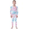 DC Comics Kids' Superman Girls Boys 2 Piece Tight Fit Youth Pajama Set Multicolored