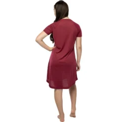 Harry Potter Juniors' Foil Print Hogwart Houses Raglan Nightgown Pajama -Pure Wear Store GUEST 8a03b446 b9a6 40bc 952b 1e07981152a0