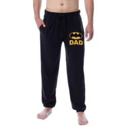 DC Comics Mens' Batman Father's Day Bat Dad Classic Sleep Jogger Pajama Pants Black -Pure Wear Store GUEST 8a7b39a0 bd90 4cf0 985a b999b6154d92