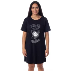 Harry Potter Womens' The Marauder's Map Mischief Managed Nightgown Pajama Black 5 Harry Potter Womens' The Marauder's Map Mischief Managed Nightgown Pajama Black -Pure Wear Store GUEST 8b0fc89d 9d01 4537 98dc ce4a0f2c08d4