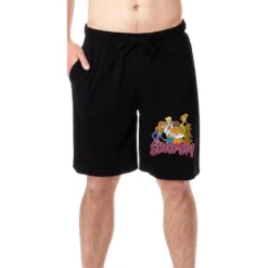 Scooby-Doo Mens' Daphne Velma Scooby Shaggy Fred Sleep Pajama Shorts Black -Pure Wear Store GUEST 8c0491b8 44a2 4b3b 8719 535aef0123ba