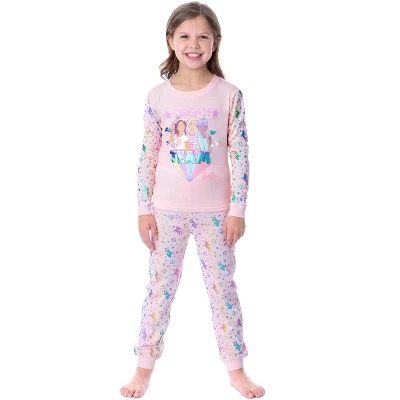 Mattel Girls' Barbie Dream Team Unicorn Best Friend Sleep Pajama Set Pink 5 Mattel Girls' Barbie Dream Team Unicorn Best Friend Sleep Pajama Set Pink - Image 5