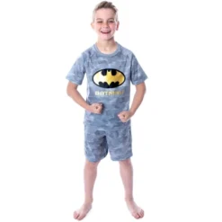 DC Comics Boys' Justice League Digital Camo Batman 2 PC Pajama Set Grey -Pure Wear Store GUEST 8dec11e6 88a9 45c6 b6b9 896767a14a5e