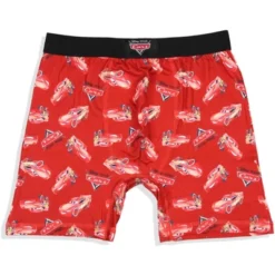 Disney Mens' 2 Pack Cars Film Movie Boxers Underwear Boxer Briefs Multicolored