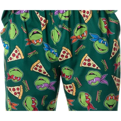 Teenage Mutant Ninja Turtles Mens' Ninja Diet Sleep Pajama Set Green 3 Teenage Mutant Ninja Turtles Mens' Ninja Diet Sleep Pajama Set Green - Image 3