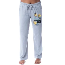 Despicable Me Womens' Minions Lazy Club Character Sleep Pajama Pants Grey -Pure Wear Store GUEST 90b5574a bb1b 4451 a746 858677405ea9