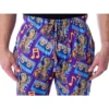Marvel Mens' I Am Groot Allover Cartoon Character Loungewear Pajama Pants Purple