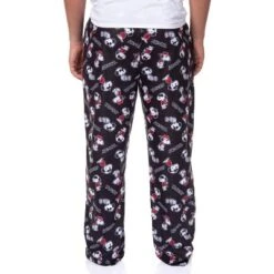 Peanuts Mens' Joe Cool Snoopy Character Tossed Print Sleep Pajama Pants Black -Pure Wear Store GUEST 94d84a48 abd2 4fe9 95a3 73e75f0e99bf