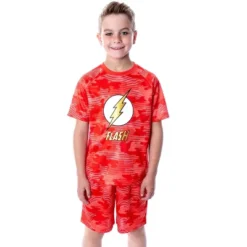 DC Comics Boys' Justice League Digital Camo The Flash 2 PC Pajama Set Red -Pure Wear Store GUEST 96b285cd 932c 4f6f af2d d9302d9b698c