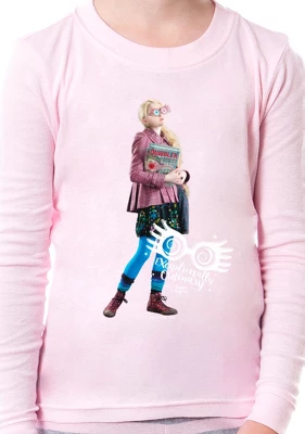 Harry Potter Girls Character Luna Lovegood Wizarding World Sleep Pajama Set Pink 2 Harry Potter Girls Character Luna Lovegood Wizarding World Sleep Pajama Set Pink - Image 2