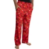 DC Comics Men's The Flash Comic Allover Print Loungewear Pajama Pants Red