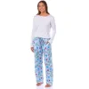 The Smurfs Womens Pjs Papa Smurf Smurfette Rainbow Cloud Pajama Pants Blue