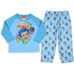 Nickelodeon Toddler Boys' Bubble Guppies That Sounds Fishy Sleep Pajama Set Turquoise -Pure Wear Store GUEST 98575088 c2dd 4d49 8f56 ac1a4cac4b35