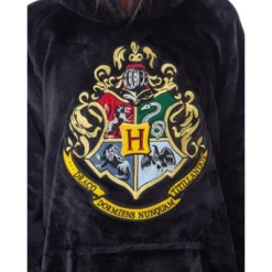 Harry Potter Hogwarts Adults Wearable Blanket Pullover Robe Mens' Womens' Black -Pure Wear Store GUEST 988b9fbe ab35 4cb1 bbf1 d7186a78e32b