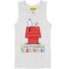 Peanuts Girls' Snoopy Happiness Is Sleeping In Pajama Set Tank Top Shorts Grey