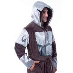 Star Wars Adult The Mandalorian Costume Fleece Robe Bathrobe For Men Women Brown -Pure Wear Store GUEST 9e4b4119 6d49 48b5 b566 e76ab8242ce2