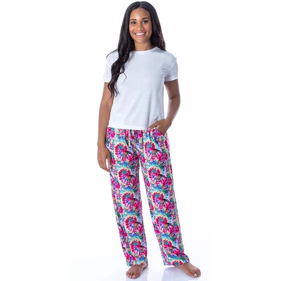 Nickelodeon Womens' Rugrats Cartoon Character Spiral Tie Dye Pajama Pants Multi 1 Nickelodeon Womens' Rugrats Cartoon Character Spiral Tie Dye Pajama Pants Multi