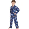 The Polar Express Kids Believe Button-Front Coat Shirt And Pants Pajama Set