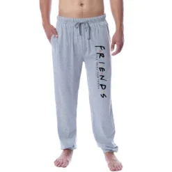 Friends TV Show Logo Mens' Sleep Jogger Loungewear Pajama Pants Grey -Pure Wear Store GUEST a3fa4f00 ae6c 4b6a b0bd 2ce6c7372da5