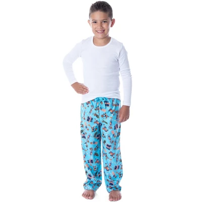 Space Jam A New Legacy Boys' Allover Character Loungewear Pajama Pants Blue 2 Space Jam A New Legacy Boys' Allover Character Loungewear Pajama Pants Blue - Image 2