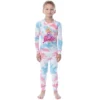 Barbie Girls' Princess Doll Unicorn Unisex Child 2 Piece Sleep Pajama Set Multicolored