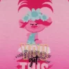 Girls' Dreamworks Trolls You Got This Poppy Nightgown Sleep Pajama Shirt Pink