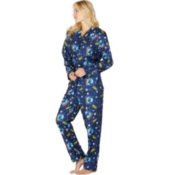 The Polar Express Adult Believe Button-Front Coat Shirt And Pants Pajama Set -Pure Wear Store GUEST a97da9f1 f9bb 4f9a 8a44 e720229f1afd