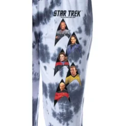 Star Trek: The Next Generation Womens' Character Jogger Sleep Pajama Pants Multicolored
