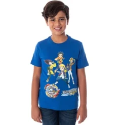 Beyblade Burst Boys' Spinner Tops 4 Characters And Ace Dragon T-Shirt Royal Blue -Pure Wear Store GUEST ac8c2293 efa5 4085 808c b8761fd37d3d