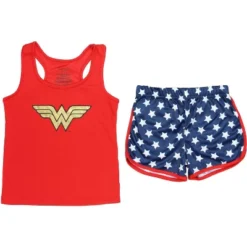 Wonder Woman Big Girls Logo Mesh Tank & Shorts PJ Set Red 9 Wonder Woman Big Girls Logo Mesh Tank & Shorts PJ Set Red -Pure Wear Store GUEST acb18b86 d5cd 4510 a275 a795a24ca03b
