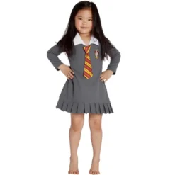HARRY POTTER "Hermione Granger Gryffindor Halloween Toddler Costume Uniform Tie Pajama Gown -Pure Wear Store GUEST acdc7462 d8c8 4a36 8490 dc9cbf31609d