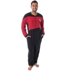 Star Trek Next Generation Men's Picard One Piece Costume Pajama Union Suit -Pure Wear Store GUEST ad7fa4c5 517f 4cf3 bd18 44e262acfd7b
